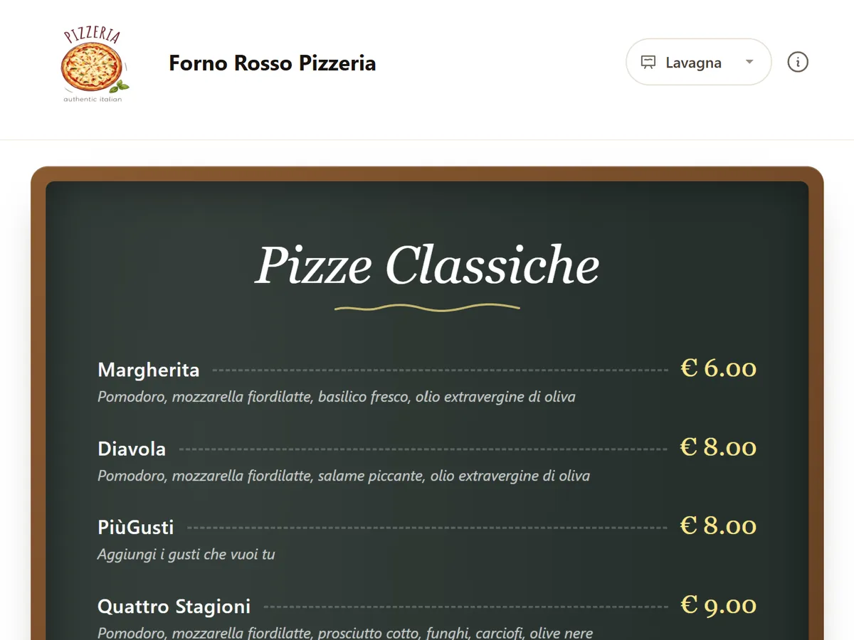 Chalkboard: desktop view