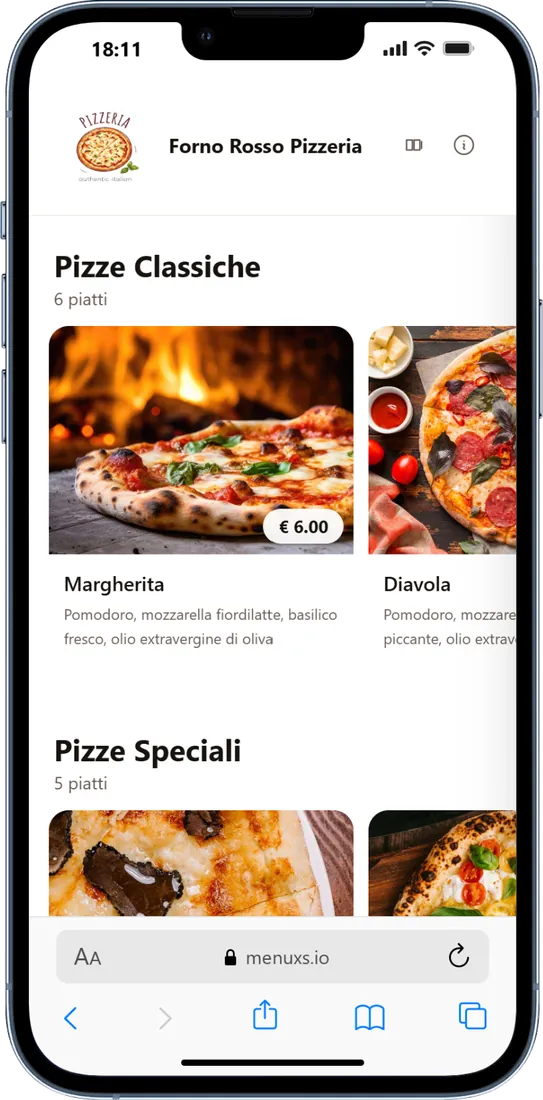 Showcase: smartphone view